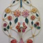 Wall Style Floral Vintage Wrought Iron Made by hand Artisan CH-9