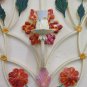Wall Style Floral Vintage Wrought Iron Made by hand Artisan CH-9