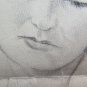 Old Drawing Portrait Wife of Painter Pencil on Basket Years '40/50 P28.6
