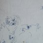 Old Drawing Portrait Wife of Painter Pencil on Basket Years '40/50 P28.6