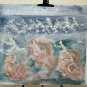 39 13/16x28in Painting Vintage Technical Mixed Cars Traffic Chaos Stress Smog