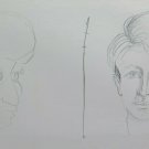 Drawing Pencil on Basket Portraits Faces Sketch Sketching Studio Artist P28.8