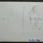 Drawing Pencil on Basket Portraits Faces Sketch Sketching Studio Artist P28.8