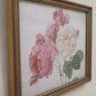 Engraving Botanica Vintage with Blossom Rose Frame Coeval half' `S SU3