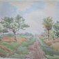 Painting Landscape Summer Emilia Romagna Signed Pancaldi Painter of Modena P14