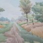 Painting Landscape Summer Emilia Romagna Signed Pancaldi Painter of Modena P14