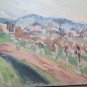 Old Painting to Oil on board Widescreen View Landscape in Summer p3
