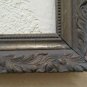 24 3/8x31 7/8in Old Frame for Paintings Painted in Wood with Decoration Floral