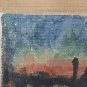View from the Window the Painter Sketch Painting Antique Painting Oil Signed P3