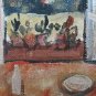 View from the Window the Painter Sketch Painting Antique Painting Oil Signed P3
