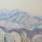 39 3/8x27 5/8in Painting Abstract Dipito Vintage with Technical of Frost P33.5