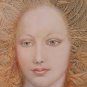Painting Vintage Technical Mixed Experimental Female Nude Signed Pancaldi P33.8