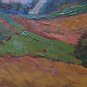 Antique Painting Style Impressionist Oil on board Landscape in Summer P8