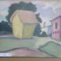 Painting Oil Painting on board View Countryside Original Pancaldi 32x24 P3