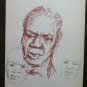 Two Drawings Sketch Sketching Studio Portraits Faces Human Faces on Basket P28.8
