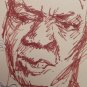 Two Drawings Sketch Sketching Studio Portraits Faces Human Faces on Basket P28.8