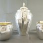 Service for Coffee' Tea Antique Art Nouveau Style Libery Denmark Silver R62