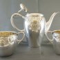 Service for Coffee' Tea Antique Art Nouveau Style Libery Denmark Silver R62