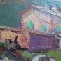 Painting Antique Oil Landscape River Signed with Certificate Original p11