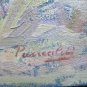 Painting Antique Oil Landscape River Signed with Certificate Original p11
