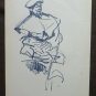 Old Drawing on Basket Portrait Male Sketch Sketching Studio Painter P28.8