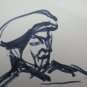 Old Drawing on Basket Portrait Male Sketch Sketching Studio Painter P28.8