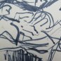 Old Drawing on Basket Portrait Male Sketch Sketching Studio Painter P28.8