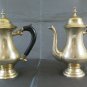 Service for Coffee 'Tea' in Metal Silver 4 Piece Antique Coffee PS12
