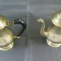 Service for Coffee 'Tea' in Metal Silver 4 Piece Antique Coffee PS12