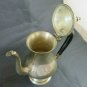 Service for Coffee 'Tea' in Metal Silver 4 Piece Antique Coffee PS12