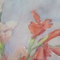 13x18 1/2in Painting Signed Vintage Floral Opera Art of Painter G.Pancaldi P14