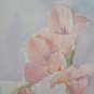13x18 1/2in Painting Signed Vintage Floral Opera Art of Painter G.Pancaldi P14