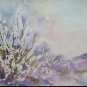 Landscape Snowy Painting Painting on board 1960's Original Warranty p16