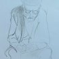 Two Old Drawings Sketching Opera of Painter G.Pancaldi of Modena P28.7