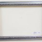 23 3/16x17 5/16in Frame Wooden Silver for Paintings Painted or Mirror Vintage