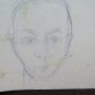 Studio for Faces Human Sketch Vintage the Painter G.Pancaldi Modena