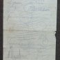 Drawing Antique Studio Body Human Pencil on Basket Years 40 Sketch Sketch P28.6