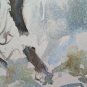 Painting Modern Effect Frost Landscape Winter with Snow & Much Navigating Signed