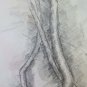 Drawing Pencil on paper Signed and Dated 1976 Vintage Trees Cut G38