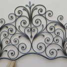 Bed Header for Double Bed Wrought Iron a Tail Peacock Vintage Headboard 5
