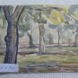 Small Painting Opera of Master Gaetano Pancaldi Landscape Countryside P28.53