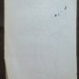 Drawing Sketch on Basket Shapes Mothers Child Portrait Vintage Painter P28.7