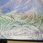 Modern Painting Anni '80 Portrait Feminine Xenon Mirror Technical Mixed