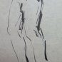 Old Sketch Theme Occupational of Painter Communist Pancaldi 7 1/8x10 3/16in