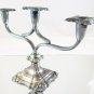 Antique Candlestick in Sheffield Style Baroque Candlestick Candle Holder R23