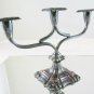 Antique Candlestick in Sheffield Style Baroque Candlestick Candle Holder R23