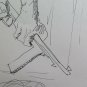 Old Drawing a Pen on Basket Opera of Master Pancaldi of Modena P28.7