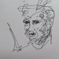 Old Drawing a Pen on Basket Opera of Master Pancaldi of Modena P28.7