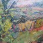 Painting Antique Painting Style Impressionist Oil Board Landscape Original p1