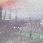 Painting to Watercolour from the Painter G.Pancaldi Landscape Sunset P28.4